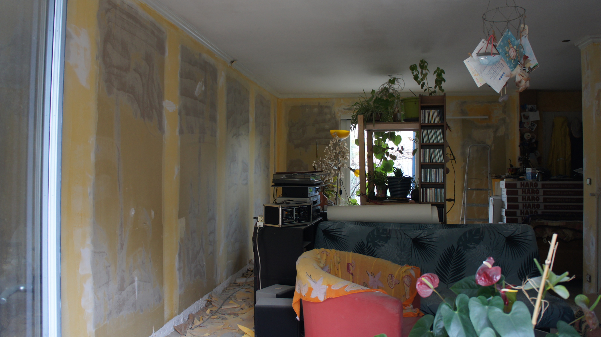 mur à poncer